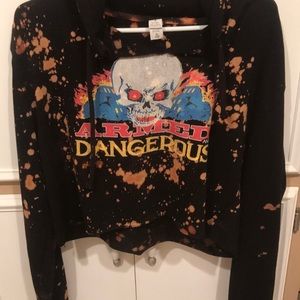 JUICE WRLD CROPPED HOODIE